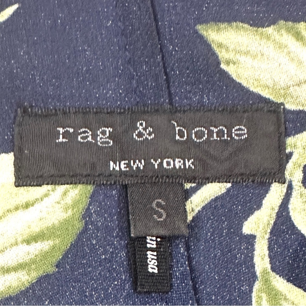 Rag & Bone Silk Floral Pocket Tee - Picture 5 of 10